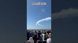 Red Arrows 54 Split  Blackpool Airshow 2024 [upl. by Latsirhc20]