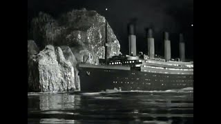 Titanic Iceberg Collision Scene Fixed 1953 [upl. by Shanly]