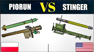 Piorun VS FIM 92 Stinger Air Defense System MANPADS [upl. by Ecineg]