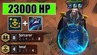 Rejuvenating Flames  23000 HP 3 Star Swain 💚💚💚  OP HEAL  Set 95 TFT [upl. by Scheider]