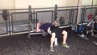 Eccentric Control Barbell Bench Press [upl. by Bensen]