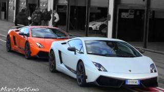 Lamborghini LP5704 Superleggera vs Gallardo Superleggera [upl. by Rehsu371]