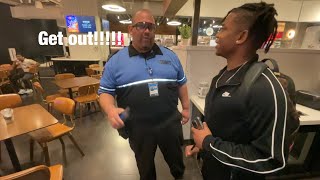 Yelling in restaurant prank 😱kicked out [upl. by Inavoig79]