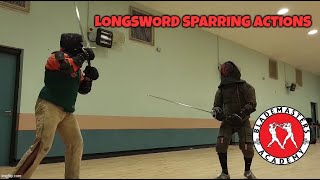 HEMA Longsword Sparring short compilation [upl. by Omrellig]