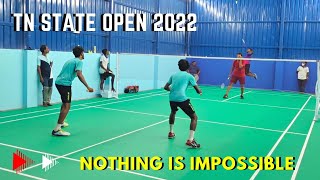 SAI YOKESH vs PRAVEEN DB VIGNESH  TAMILNADU STATE OPEN BADMINTON TOURNAMENT  VANDALUR  SEMIFINALS [upl. by Atinaw]