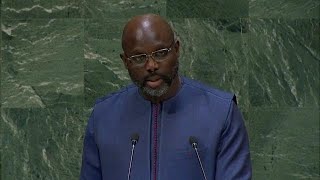 🇱🇷 Liberia  President Addresses General Debate 73rd Session [upl. by Ahsian]