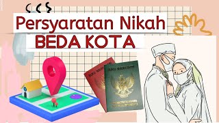 Persyaratan Nikah Beda Kota 2022  Prosedur Pendaftaran Nikah [upl. by Anaiviv]