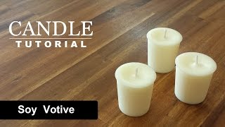 DIY Soy Votives How to make soy votives [upl. by Aufa]