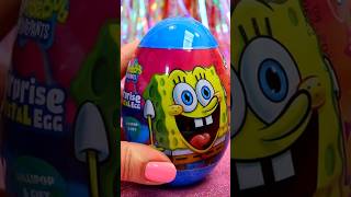 ASMR UNBOXING Spongebob EGG Review 😋❤️shorts asmr spongebob candy asmreating trending fyp [upl. by Ssegrub720]