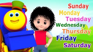 Days Of The Week Song Learning Videos and Preschool Rhymes for Kids [upl. by Sredna]