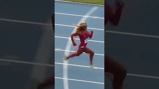 sprint 100m sports 200m run trackandfield athlete running motivation athletics [upl. by Rofotsirk]