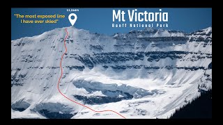 quotThe Most Exposed Line I Have Ever Skiedquot  Mt Victoria NE Face [upl. by Ainslee]