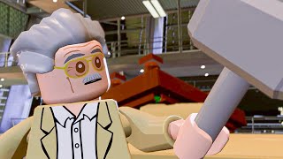 Stan Lee Lifts Thors Hammer  LEGO Marvels Avengers [upl. by Holbrooke]