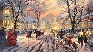 28 Popular Traditional Christmas Carols Christmas songs with Festive Art by THOMAS KINKADE [upl. by Seraphina251]