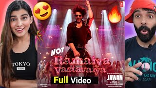 Jawan Not Ramaiya Vastavaiya  Shah Rukh Khan  Atlee  Anirudh  Nayanthara  Vishal D  REACTION [upl. by Yasui352]