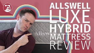 Allswell Luxe Hybrid Mattress Review  A Comfortable Value [upl. by Janiuszck565]