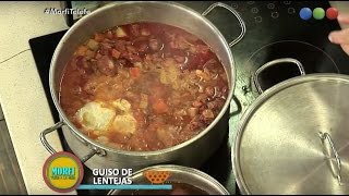 Guiso de lentejas receta  Morfi [upl. by Lrig707]