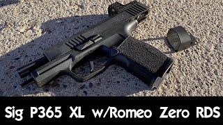 Sig Sauer P365XL wRomeo Zero [upl. by Enisamoht]