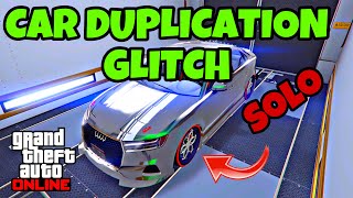 SOLO CAR DUPLICATION GLITCH  GTA 5 ONLINE  AFTER LASTEST UPDATED 169 EASY [upl. by Matland]