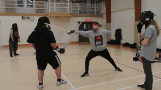 Some personal instruction Broadsword Academy of Manitoba [upl. by Tess128]