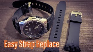 Casio Watch Band Replacement WVA M640 [upl. by Genna517]