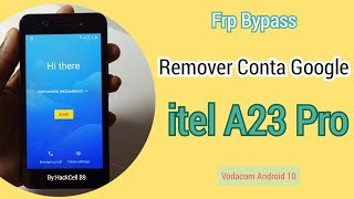 Como Remover Conta Google itel A23 Pro L5006S Sem APK  Remove Google account  Frp Bypass A23 Pro [upl. by Broddie]