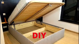 Fabrication dun lit coffre diy stornage bed [upl. by Suiradal]