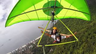 Flying with hang gliding in Rio de Janeiro [upl. by Nitreb]