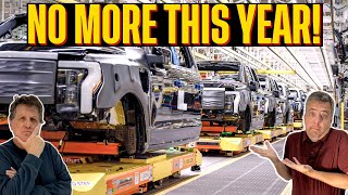 Ford STOPS F150 Lightning Production Until 2025 Heres What Happened amp What It Means [upl. by Fesuoy49]