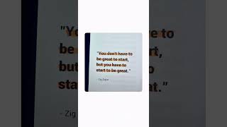 You don’t have to be great to start  quotes  quotesdaily [upl. by Januarius]