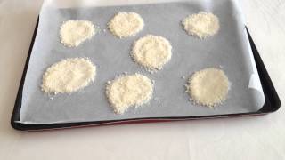 Faire des tuiles au parmesan  Preparer des parmesans [upl. by Elletsyrc]