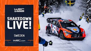 🛑 Shakedown LIVE  WRC Rally Sweden 2024 [upl. by Lilli429]