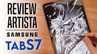 NADA QUE ENVIDIAR AL IPAD La mejor tablet android para dibujar  Review artista SAMSUNG TAB S7 [upl. by Reede]