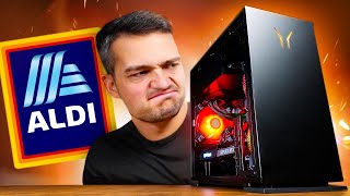 KRITISCH Wir haben den ALDI Gaming PC aus der Werbung gekauft [upl. by Glynda]