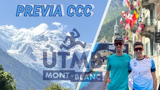 PREVIA CCC  ESTAMOS EN UTMB CHAMONIX [upl. by Leigh457]