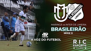 AOVIVO  Maringá FC 1x1 Inter de Limeira  BRASILEIRÃO  JPNews Maringá  A VOZ DO FUTEBOL [upl. by Aneelehs106]