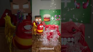 E E Ei amp Oi Oi Oi Red Larva VS SaltBae 😮  Meme School [upl. by Abbotsun278]