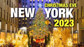 New York City LIVE Manhattan Christmas Eve 2023 December 24 2023 [upl. by Teplitz]