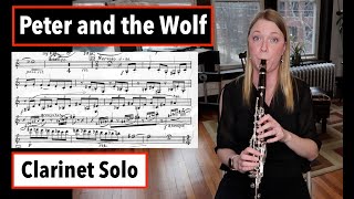 Peter amp the Wolf Clarinet Excerpt Practice Tips [upl. by Violette]