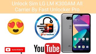 ✅️Unlock Sim LG LM K300AM All Carrier By Fast Unlocker Pro [upl. by Aidnac]