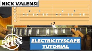 How To Play quotELECTRICITYSCAPEquot  The Strokes  D G C F A d  Fabián Lukie [upl. by Kulda653]