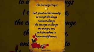 Peace Serenity Prayer [upl. by Nauqe]