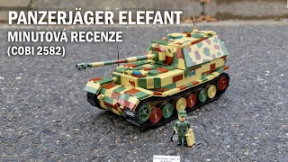 Německý stíhač tanků Elefant  Minutová recenze COBI 2582 [upl. by Vigen557]