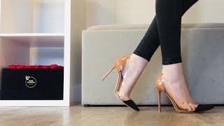 Gianvito Rossi Plexi Pump Unboxing and Try On [upl. by Emanuela546]