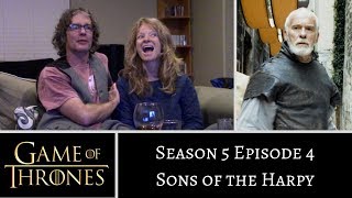 Game of Thrones S5E4 Sons of the Harpy REACTION [upl. by Asiole289]