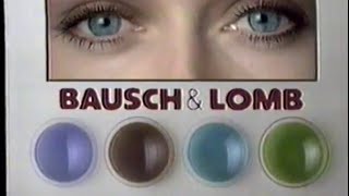 1985 Bausch amp Lomb Tinted Contacts TV Commercial [upl. by Ainosal269]