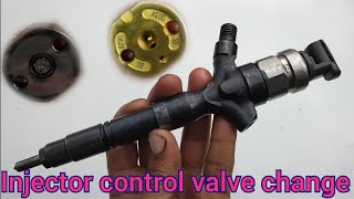 common rail injector fuel control valve New installed  1kd 2kd common rail injector repair [upl. by Novart]