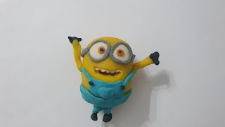 I made Minions with clay ⚡ [upl. by Zigmund]