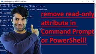 How to remove readonly attribute in Command Prompt [upl. by Gnoix]