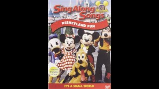 Disneys Sing Along Songs Disneyland Fun Full 2005 Walt Disney Home Entertainment DVD [upl. by Eadith]